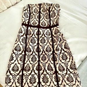 Tracy Reese Vintage Strapless Silk Dress- Size 8